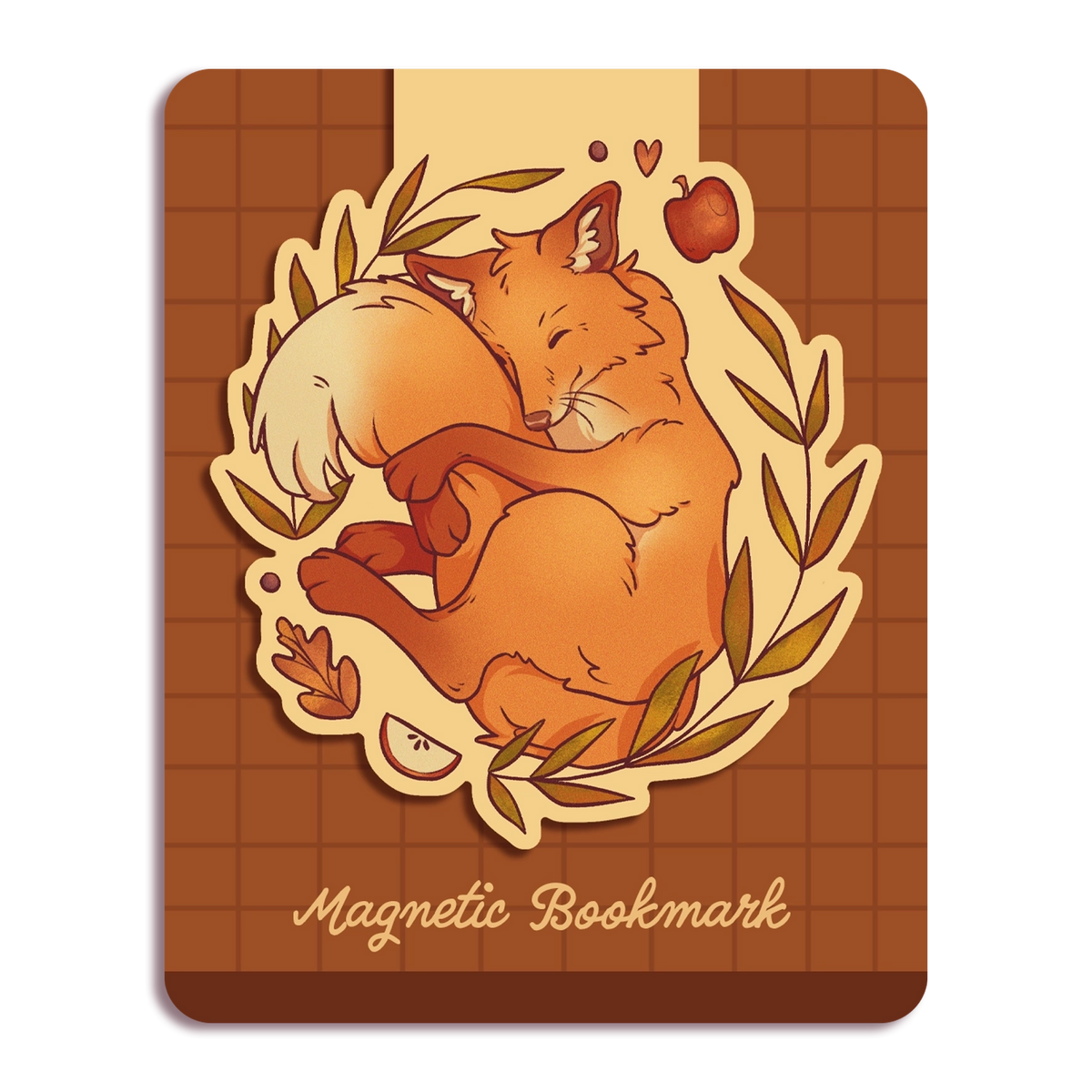 Apple Fox - Magnetic Bookmark