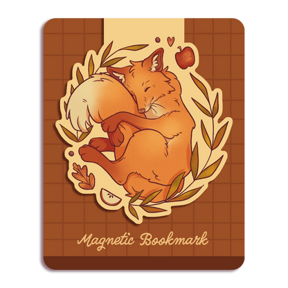 Apple Fox - Magnetic Bookmark