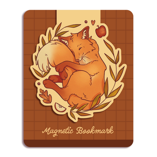 Apple Fox - Magnetic Bookmark