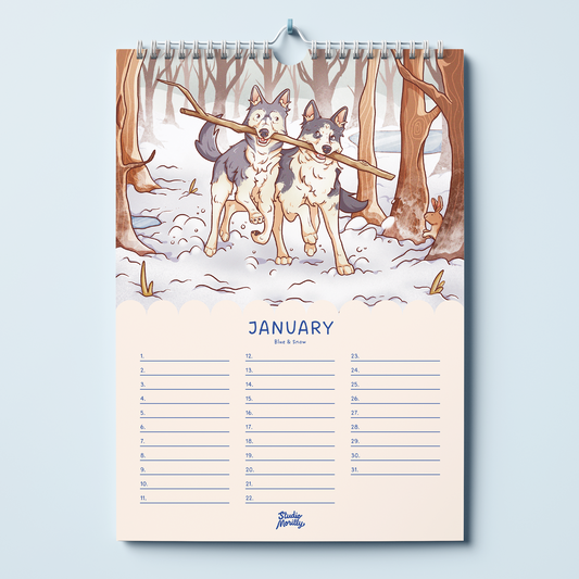 Morilly & Friends - Verjaardagskalender (A4)