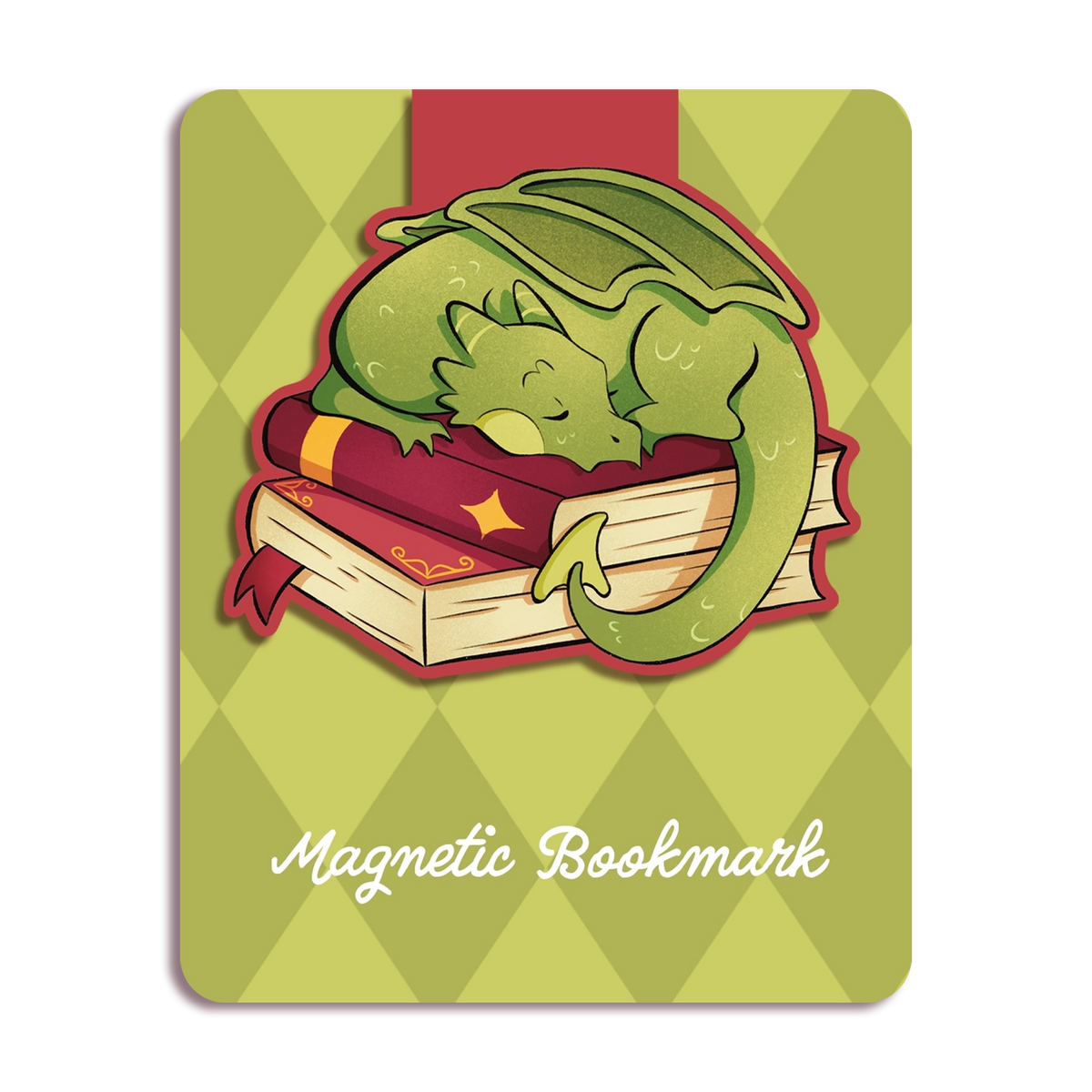 Dragon book nap - Magnetic Bookmark