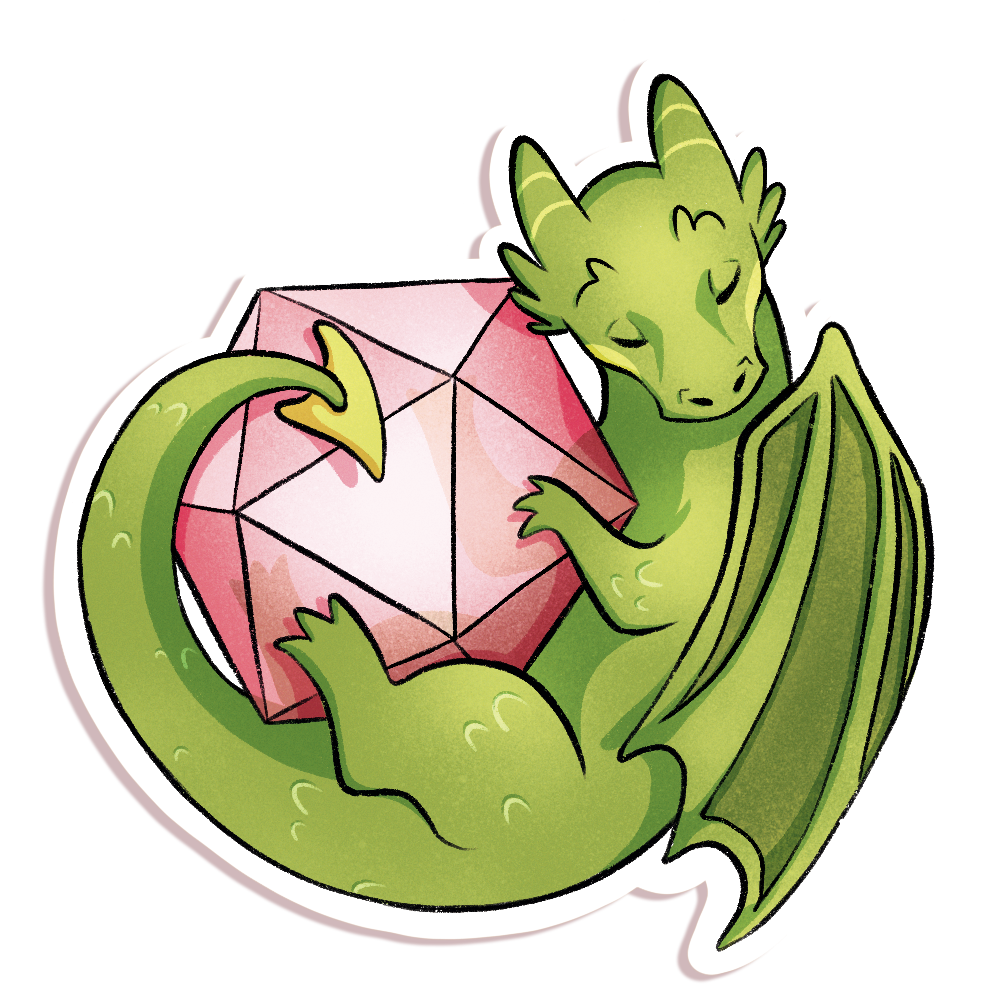 Dragon Dice - Vinyl sticker