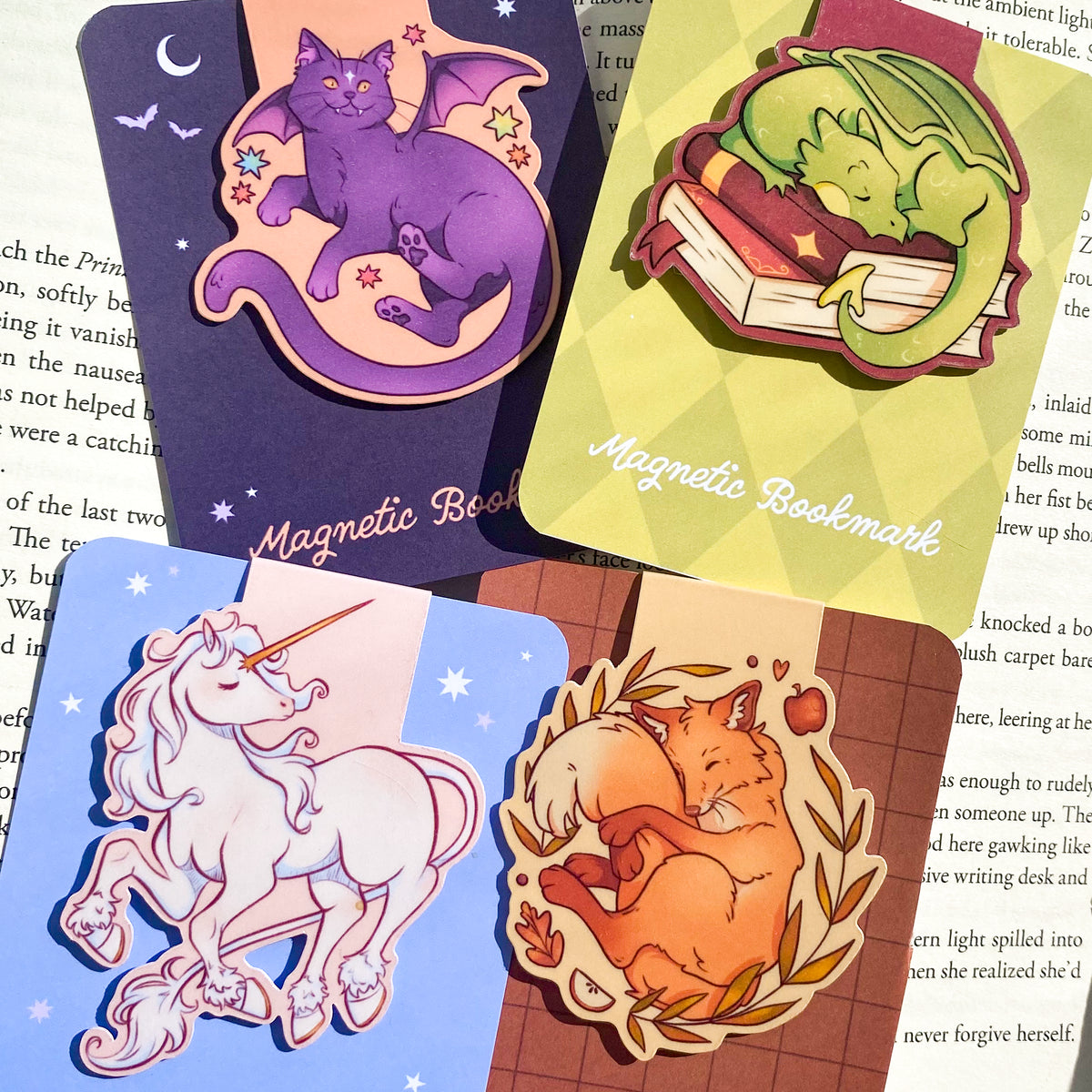 Apple Fox - Magnetic Bookmark