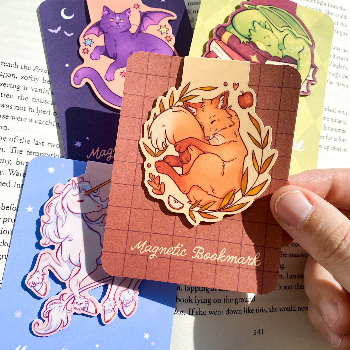 Apple Fox - Magnetic Bookmark