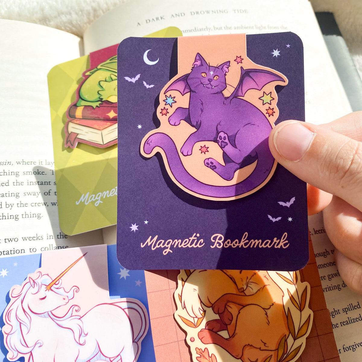Batcat - Magnetic Bookmark
