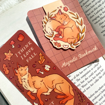 Apple Fox - Magnetic Bookmark