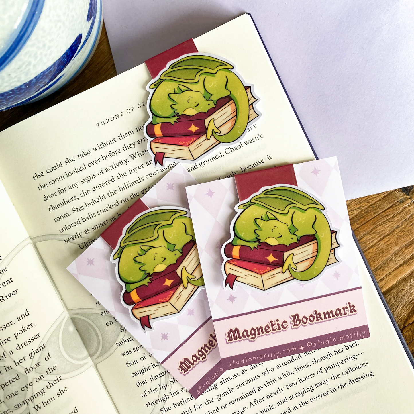 Dragon book nap - Magnetische Boekenlegger