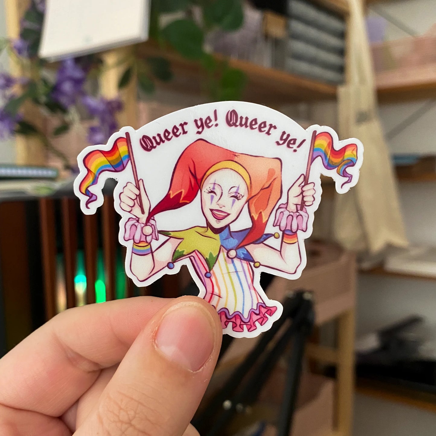 Pride Jester - Vinyl Sticker