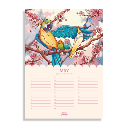 Morilly & Friends - Verjaardagskalender (A4)