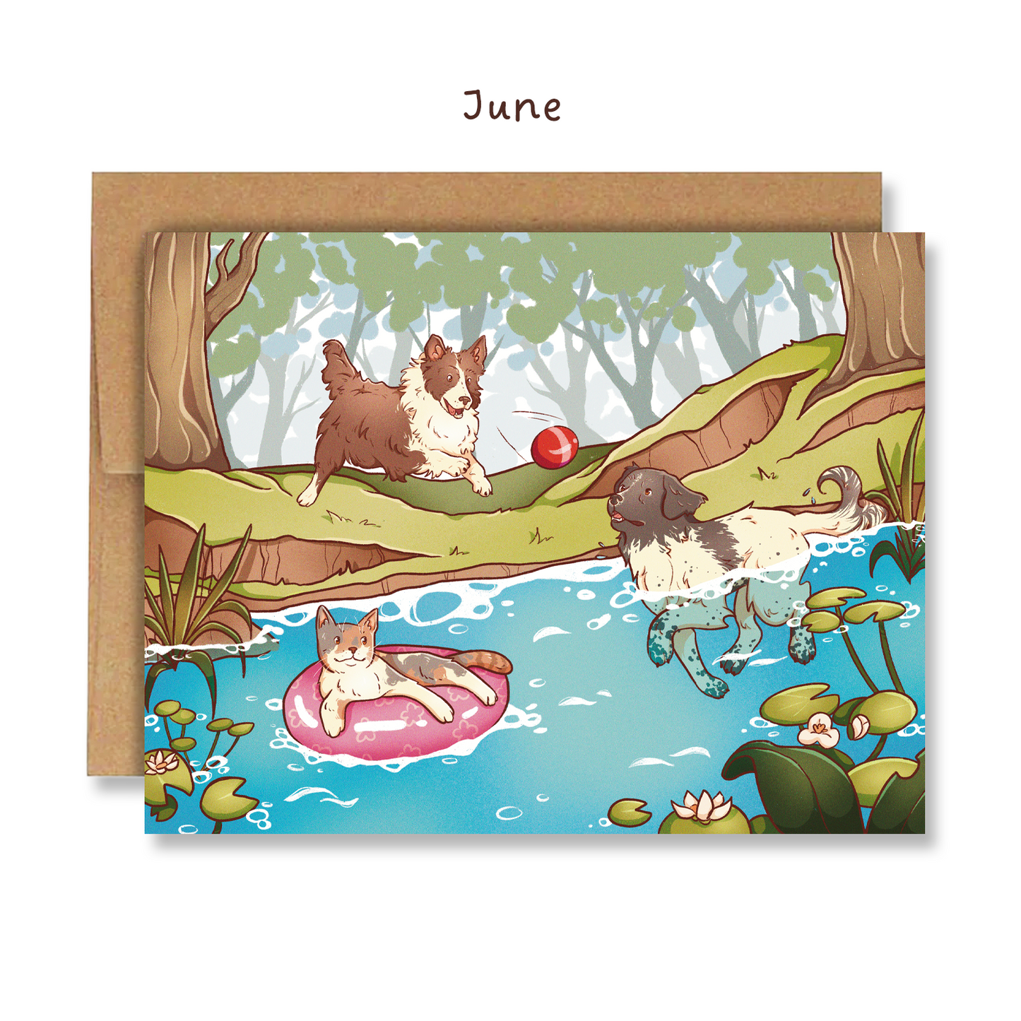 Morilly & Friends - Wenskaart per stuk