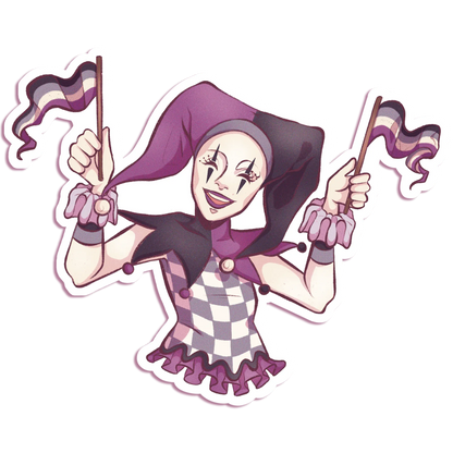 Pride Jester - Vinyl Sticker