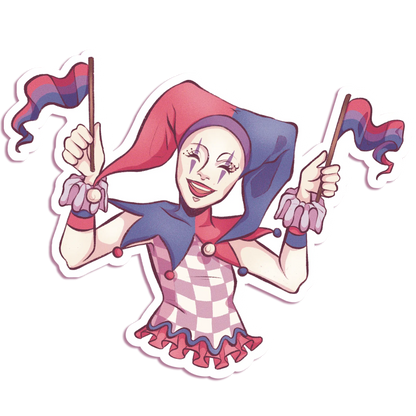Pride Jester - Vinyl Sticker
