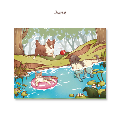 Morilly & Friends - A5 Print