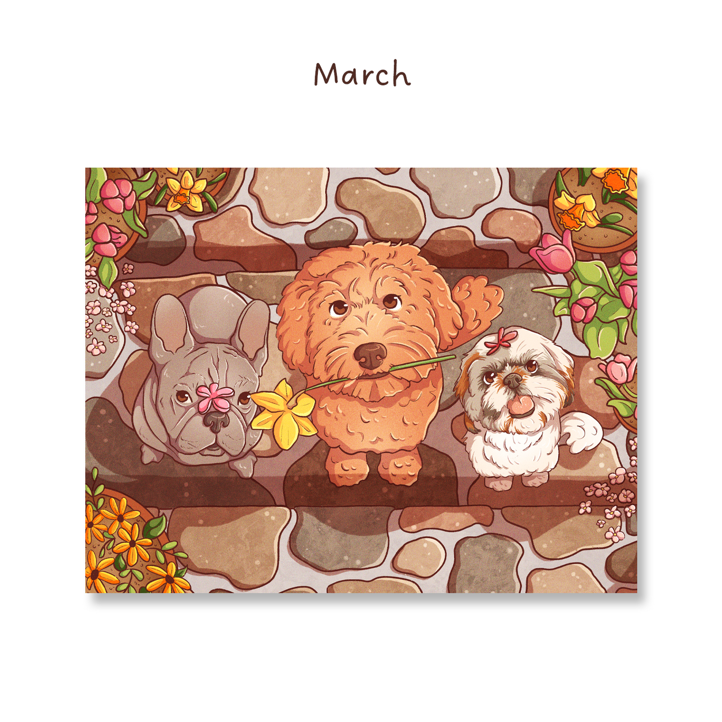 Morilly & Friends - A5 Print