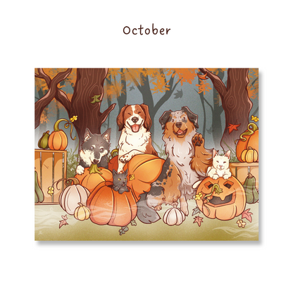 Morilly & Friends - A5 Print