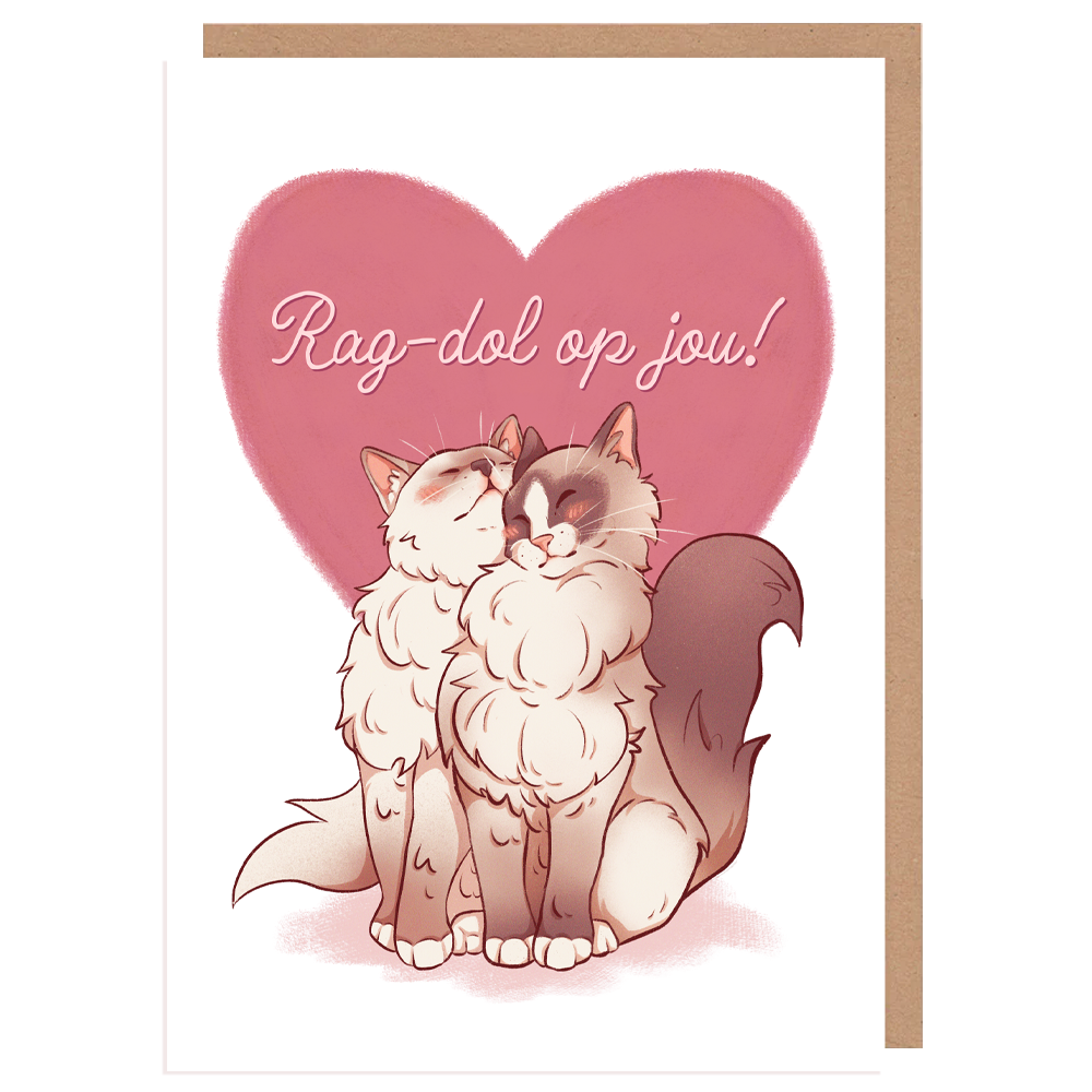 Rag-dol op jou! - Wenskaart