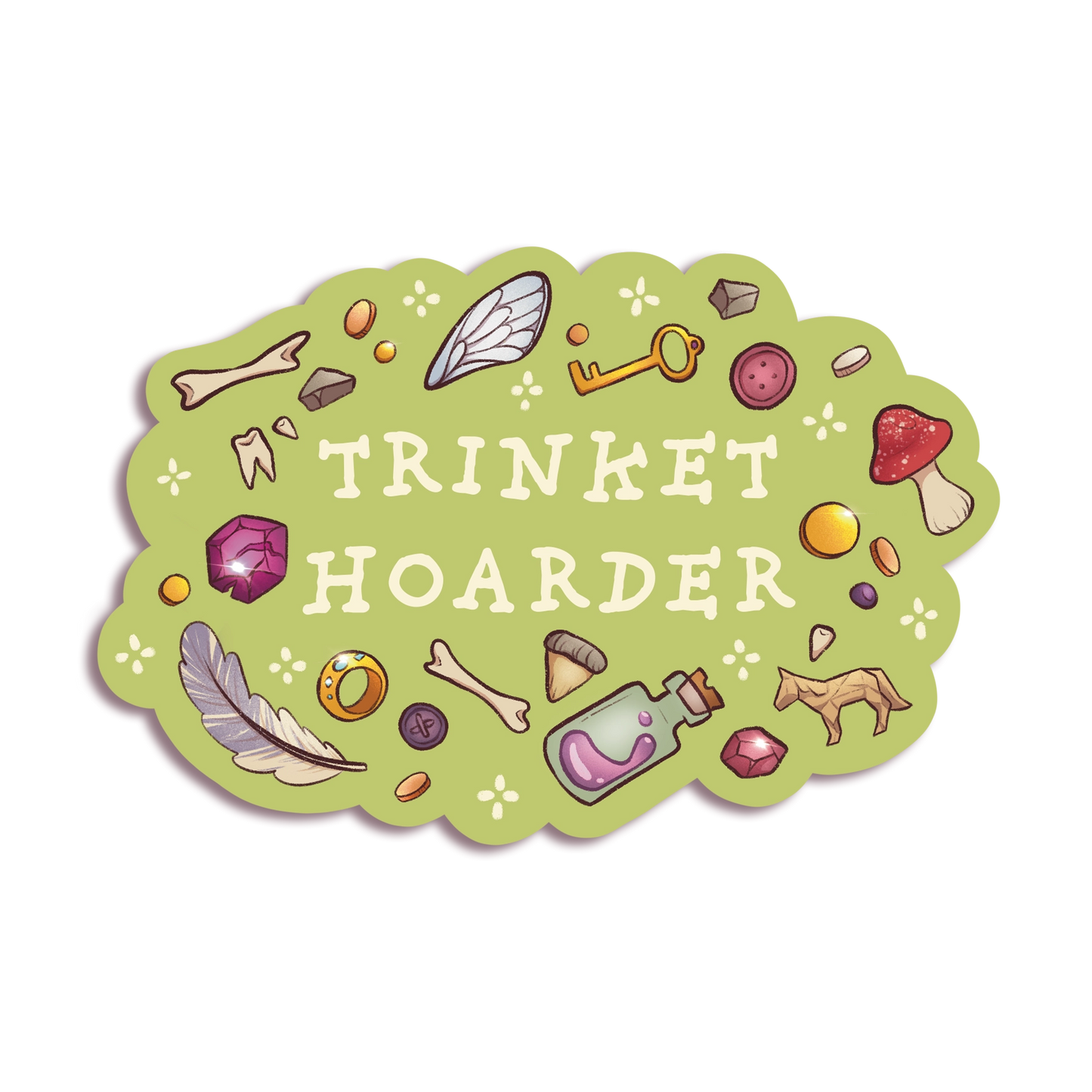 Trinket Hoarder - Vinyl Sticker