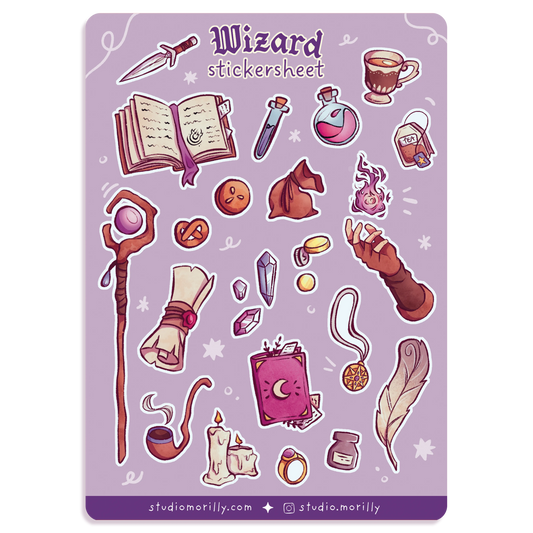 Wizard - Stickersheet